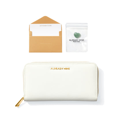 Manifesting Wallet - White