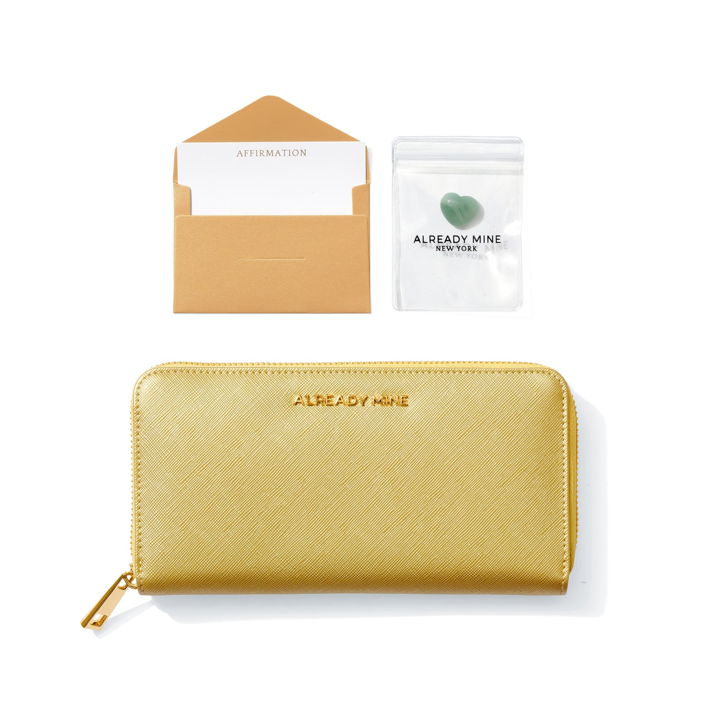 Manifesting Wallet - Gold