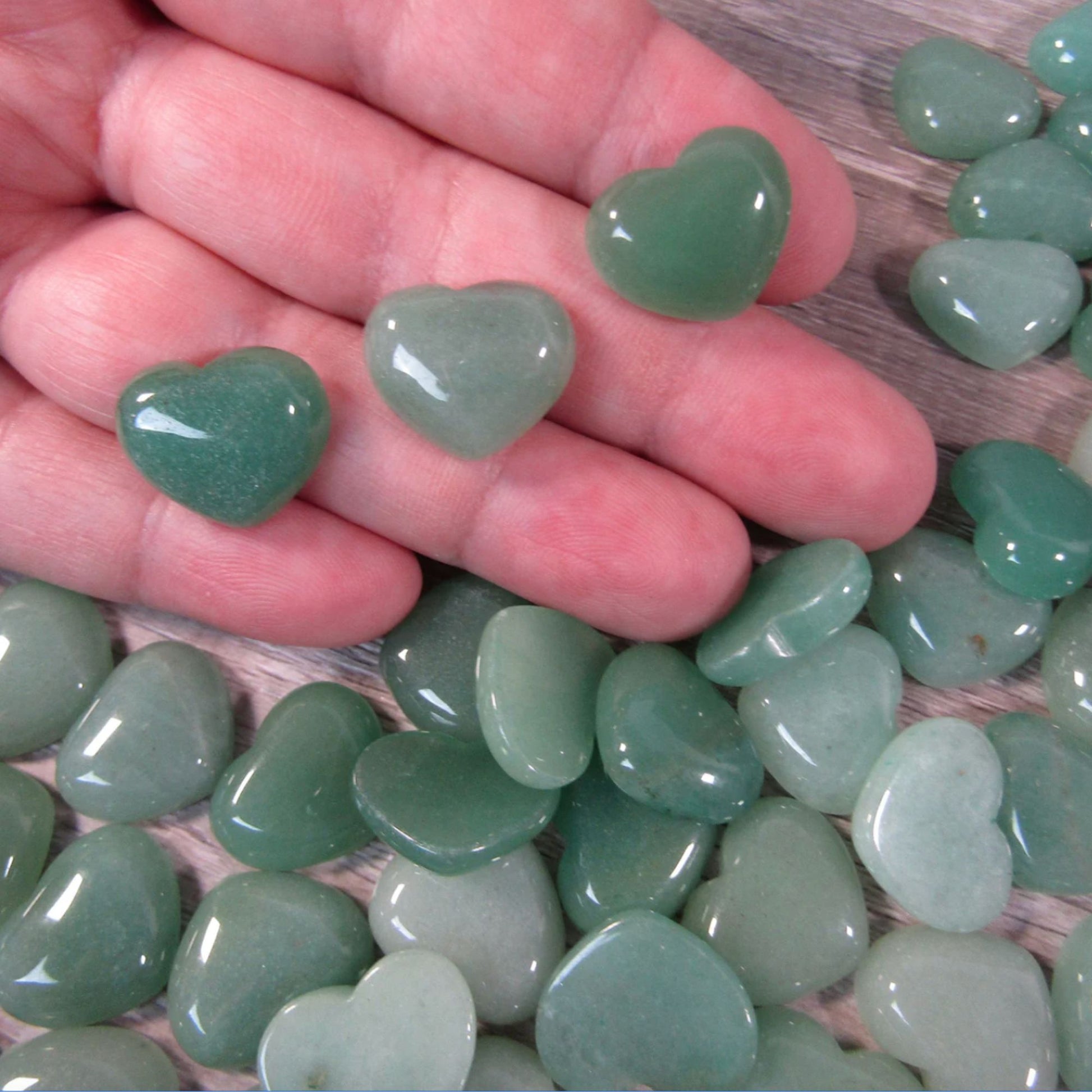 A Green Aventurine crystal used in money-attracting rituals and manifestation.