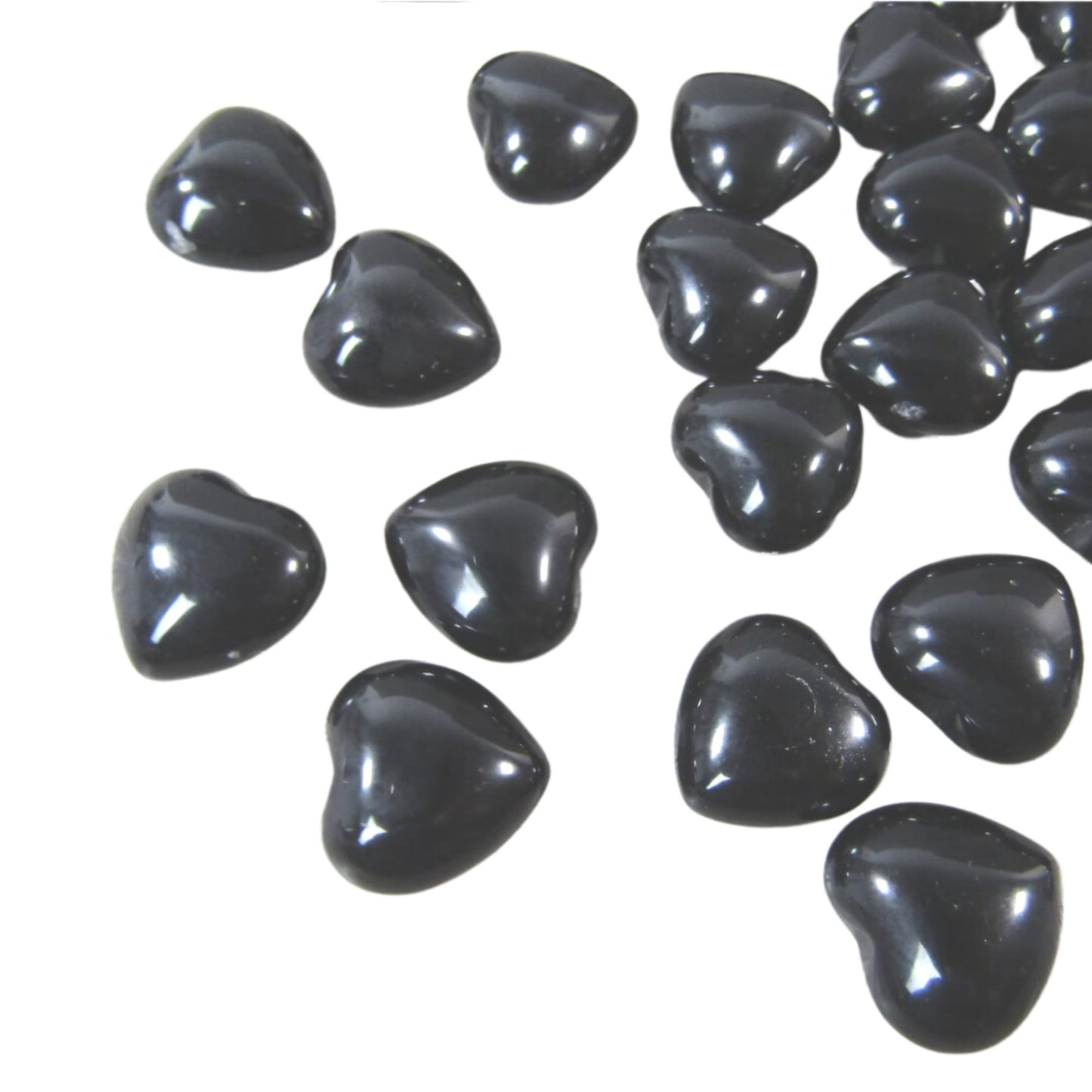 Obsidian crystal, a powerful protective stone for cleansing negative energies and grounding, ideal for spiritual balance and healing rituals.